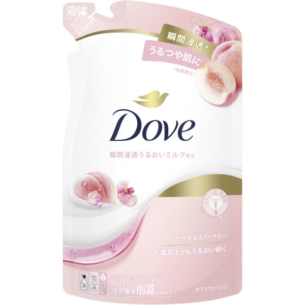 Wholesale Dove Japan - Peach & Sweet Pea Body Wash Refill - 330g | Carsha