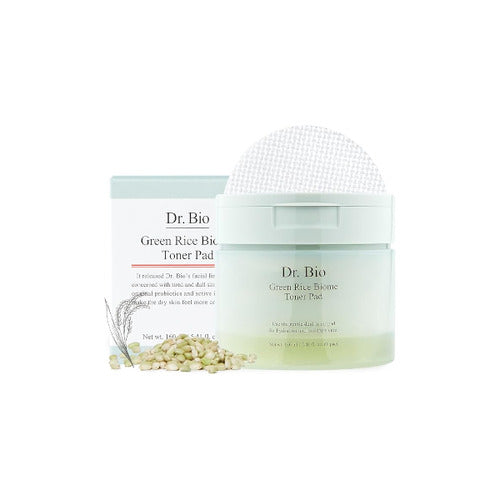 Wholesale Dr. Bio - Green Rice Biome Toner Pad - 60ea/160ml | Carsha
