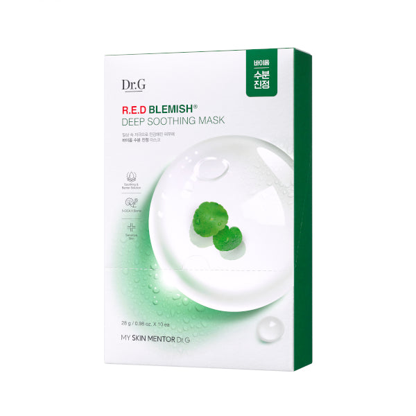 Wholesale Dr.G - R.E.D Blemish Cool Soothing Mask - 10ea | Carsha