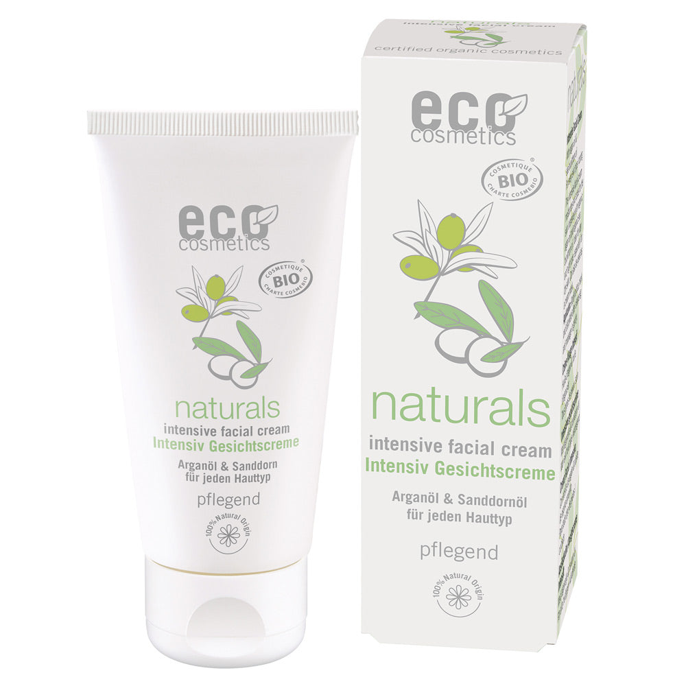 Eco Cosmetics – Crema Viso Intensive “Argan & Olivello Spinoso” – 50 Ml