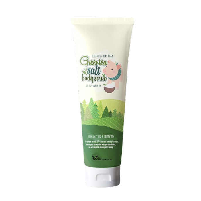Elizavecca - Milky Piggy Greentea Salt Body Scrub/300g