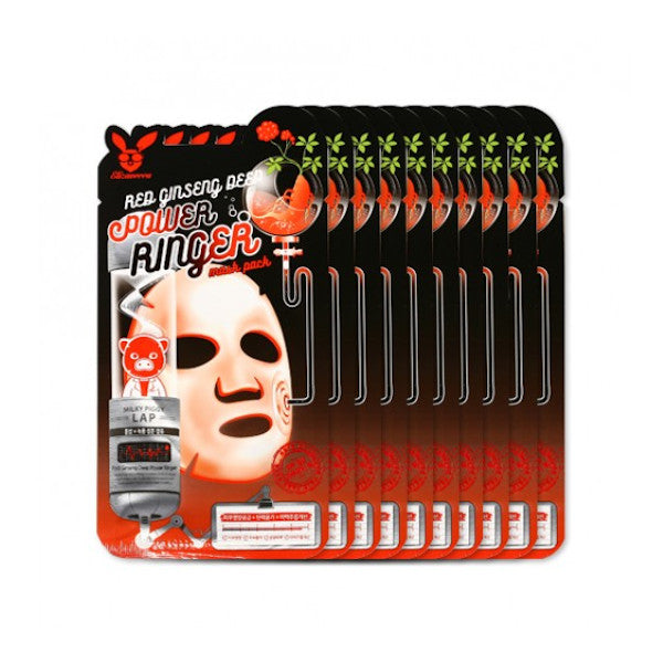 Wholesale Elizavecca - Red Ginseng Deep Power Ringer Mask Pack - 10pc | Carsha