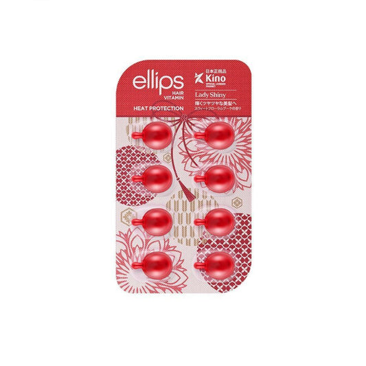 Wholesale ELLIPS - Hair Vitamin Heat Protection - 8pcs - Lady Shiny Red | Carsha