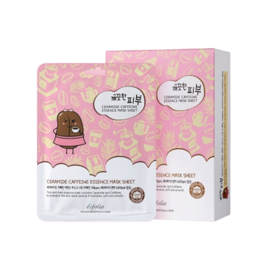 Wholesale esfolio - Pure Skin Ceramide Caffeine Essence Mask Sheet - 25ml *10pc | Carsha