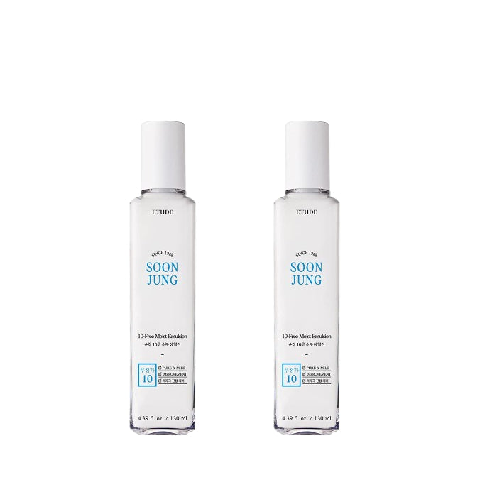 Wholesale ETUDE - Soon Jung 10-Free Moist Emulsion - 130ml 2ea Set | Carsha