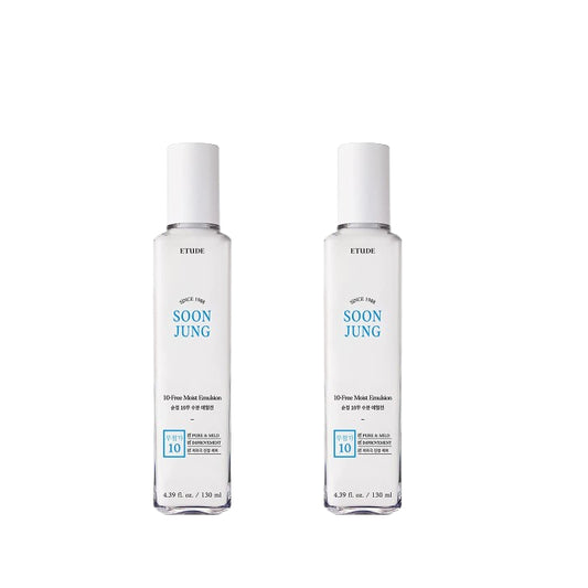 Wholesale ETUDE - Soon Jung 10-Free Moist Emulsion - 130ml 2ea Set | Carsha