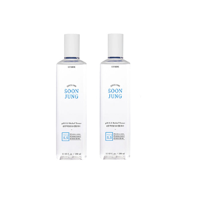 Wholesale ETUDE - Soon Jung PH 5.5 Relief Toner - 350ml 2ea Set | Carsha