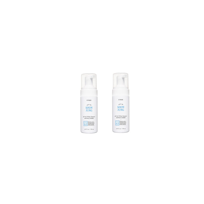 Wholesale ETUDE - Soon Jung pH 6.5 Whip Cleanser 2ea Set | Carsha