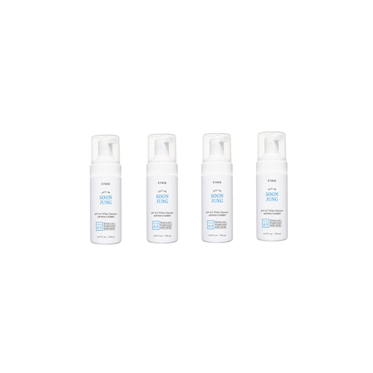 Wholesale ETUDE - Soon Jung pH 6.5 Whip Cleanser 4ea Set | Carsha