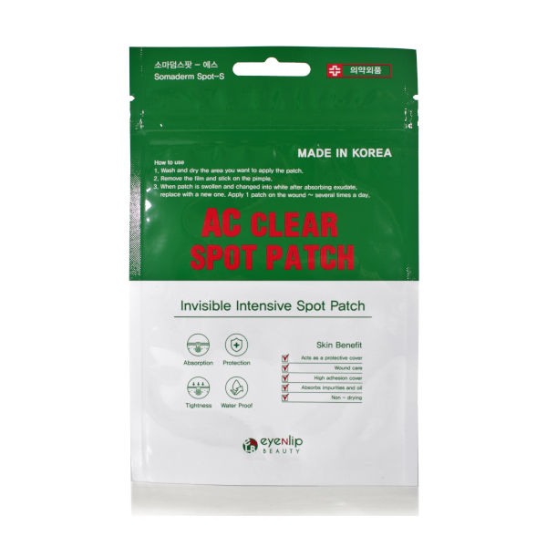 Wholesale EYENLIP - AC Clear Spot Patch - 24 patches 7mm*10ea+10mm*5ea+12mm*9ea | Carsha