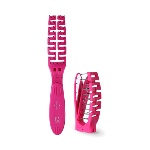 Wholesale F3 SYSTEMS - Compact Folding Hair Brush with Mirror - 1ea | Carsha