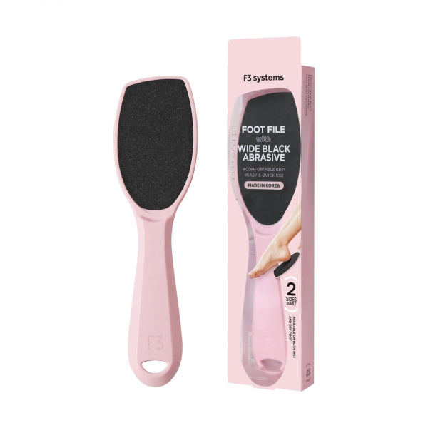 Wholesale F3 SYSTEMS - Wide Emery Foot File - 1ea - Pastel Pink | Carsha
