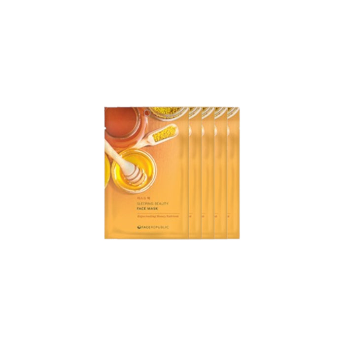 face republic Sleeping Beauty Face Mask - 23ml - Rejuvenating Honey Nutrient (5ea) Set