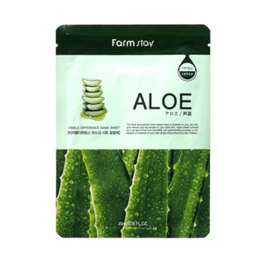 Wholesale Farm Stay - Visible Difference Mask Sheet - Aloe - 1pc | Carsha
