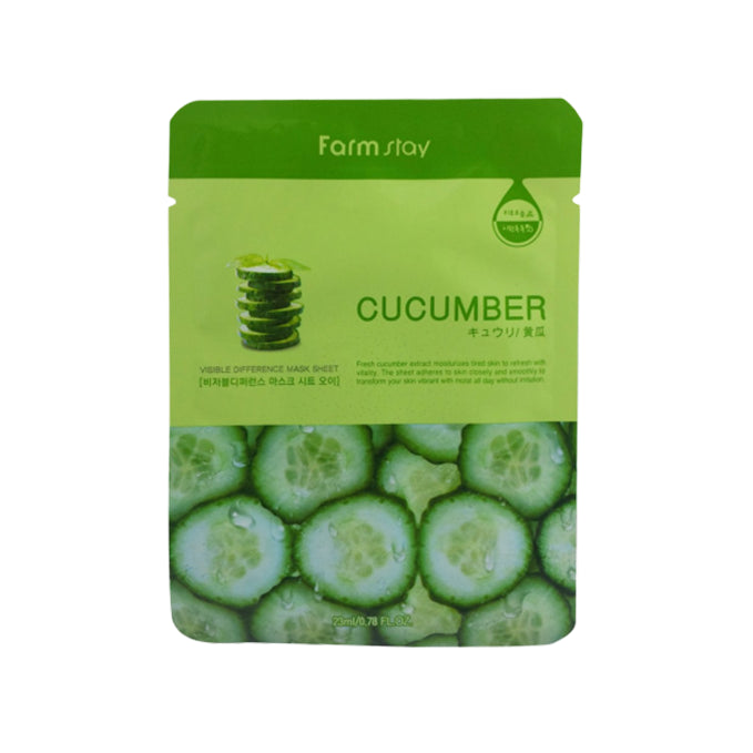 Wholesale Farm Stay - Visible Difference Mask Sheet - Cucumber - 1pc | Carsha