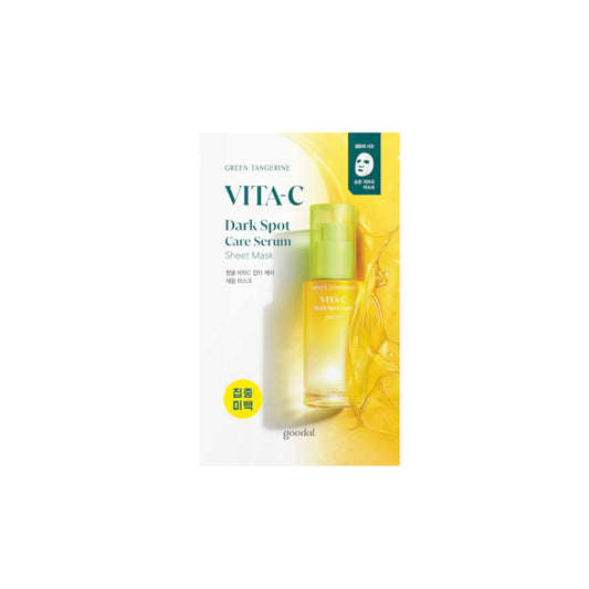 Wholesale Goodal - Green Tangerine Vita-C Dark Spot Care Serum Sheet Mask - 30ml*1pc | Carsha