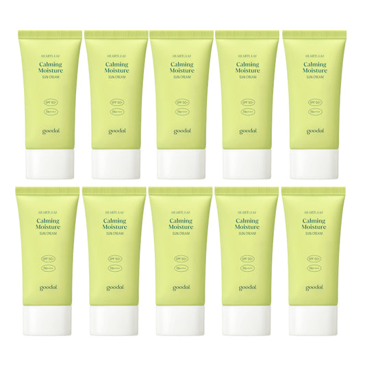 Wholesale Goodal - Heartleaf Calming Moisture Sun Cream SPF50+ PA++++ - 50ml 10ea Set | Carsha