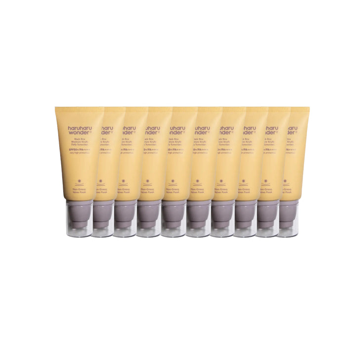 Wholesale Haruharu WONDER - Black Rice Moisture Airyfit Daily Sunscreen SPF50+ PA++++ - 50ml 10ea Set | Carsha