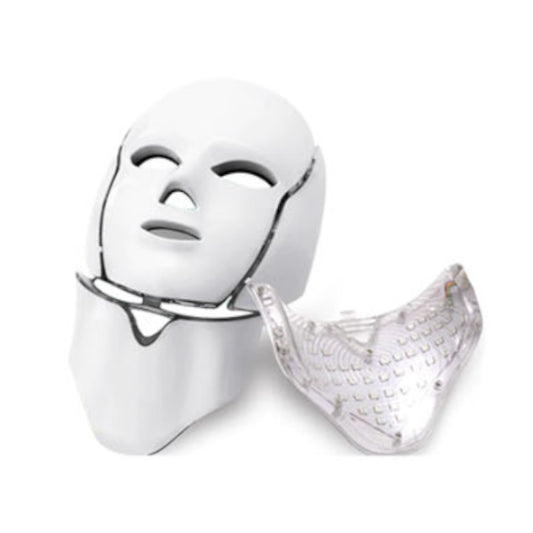 Wholesale Home Care - 7 Color Wavelength LED Mask - 1set - Face + Neck | Carsha