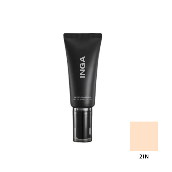 Wholesale INGA - Tattoo Foundation - 30ml - 21N Light Beige | Carsha
