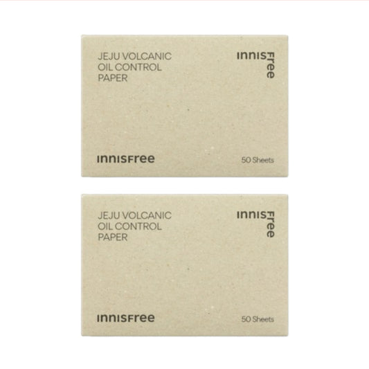 Innisfree Jeju Volcanic Oil Control Paper - 50pcs (2ea) Set