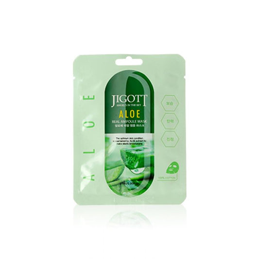 Wholesale Deal Jigott - Real Ampoule Mask Aloe - 1pc | Carsha