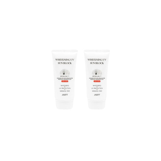 Wholesale JIGOTT - Whitening UV Sun Block SPF 50+/PA+++ 2ea Set | Carsha