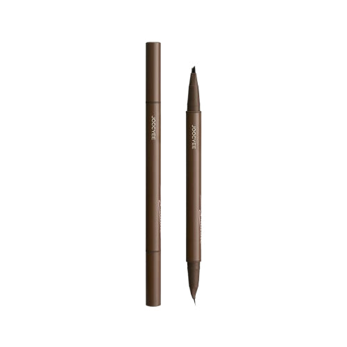 Wholesale Joocyee - Double Headed Eyebrow Pencil - 0.4ml+0.4ml - 01 Dark Grey | Carsha