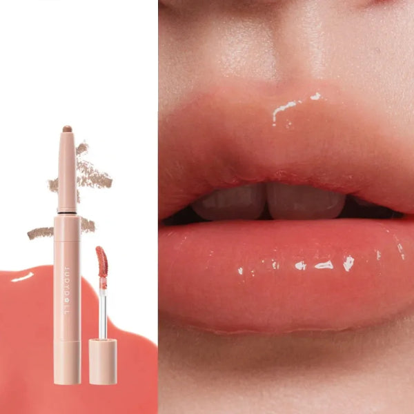 Wholesale Judydoll - Lip Liner And Gloss Duo - 400mg+2.1g - W02 Milky Melon | Carsha