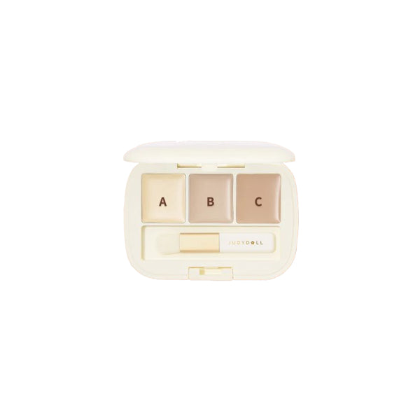 Wholesale Judydoll - Moisturizing 3 Shades Concealer Palette - 2.7g - #01 Full Coverage | Carsha