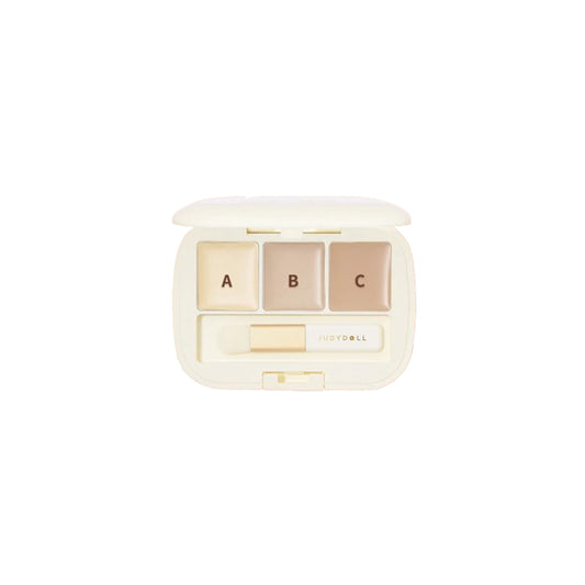 Wholesale Judydoll - Moisturizing 3 Shades Concealer Palette - 2.7g - #01 Full Coverage | Carsha