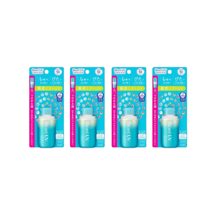 Wholesale Kao - Biore UV Aqua Rich Aqua Protect Mist SPF50 PA++++ Refill - 60ml 4ea Set | Carsha