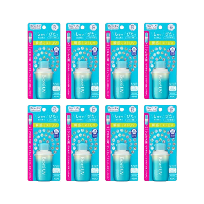 Wholesale Kao - Biore UV Aqua Rich Aqua Protect Mist SPF50 PA++++ Refill - 60ml 8ea Set | Carsha