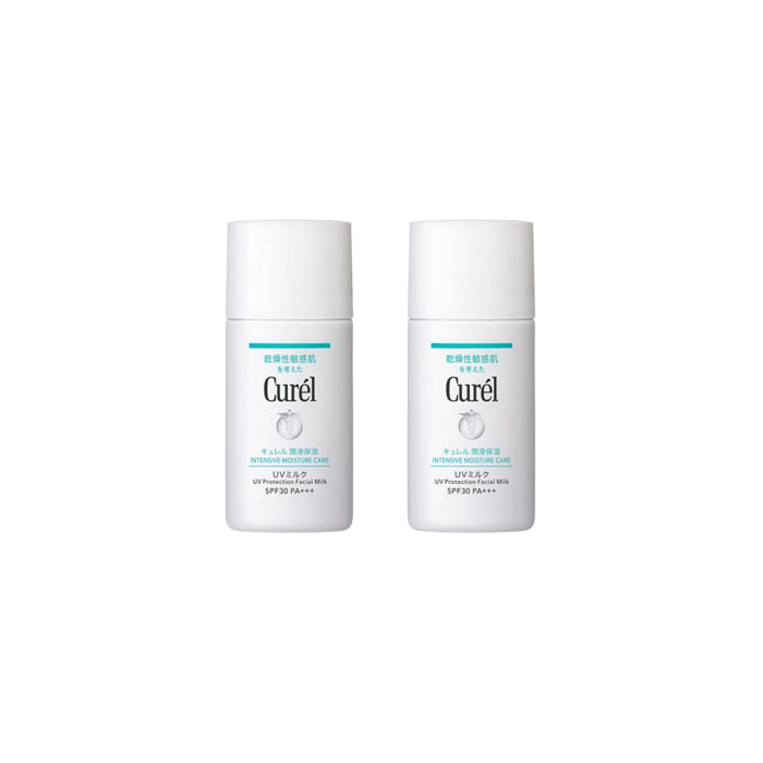 Wholesale Kao - Curel Intensive Moisture Care UV Protection Facial Milk SPF30 PA+++ - 30ml 2ea Set | Carsha