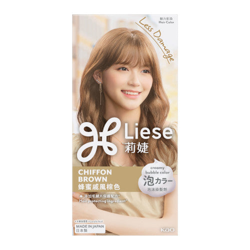 Wholesale Kao - Liese Creamy Bubble Color - 1 Box - Chiffon Brown | Carsha