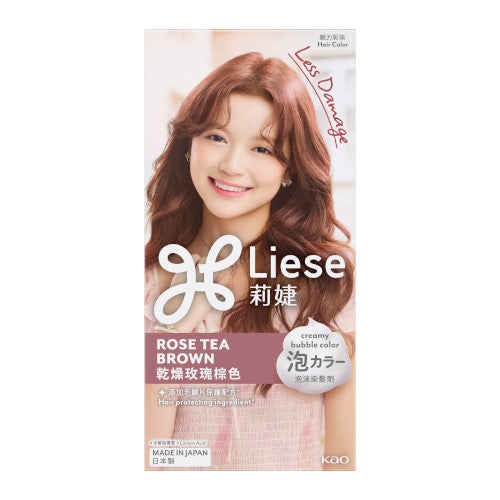 Wholesale Kao - Liese Creamy Bubble Color - 1 Box - Rose Tea Brown | Carsha