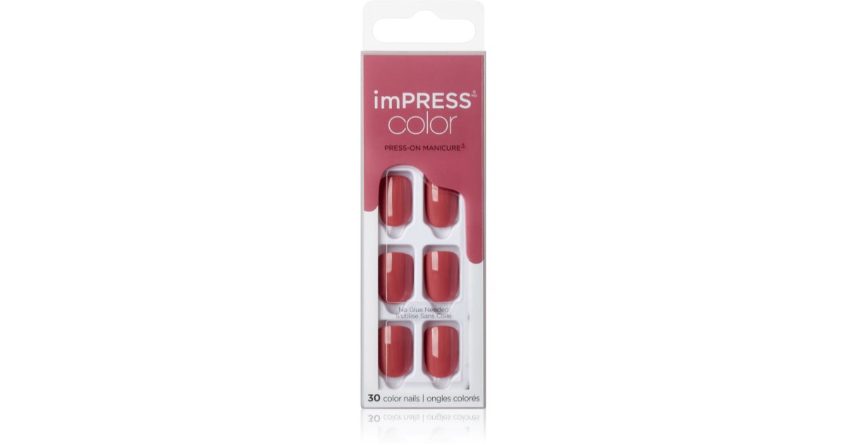 Kiss Chiodi autoadesivi imPRESS Colore Rosa Platonico 30 pz