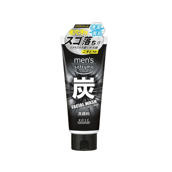 Wholesale Kose - Softymo Men's Facial Wash Wild Scrub - 130g | Carsha