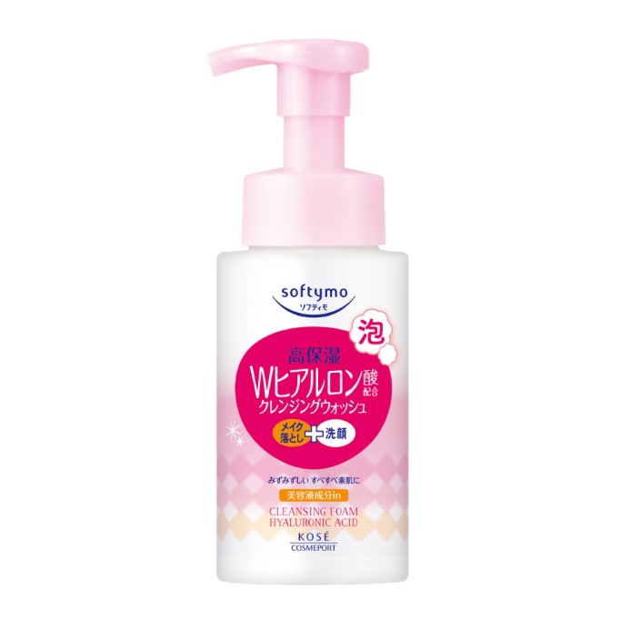 Wholesale Kose - Softymo W Hyaluronic Acid Cleansing Foam - 200ml | Carsha