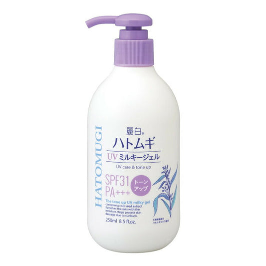 Wholesale KUMANO COSME - Reihaku Hatomugi UV Care & Tone Up The Tone Up UV Milky Gel SPF31 PA+++ - 250g | Carsha
