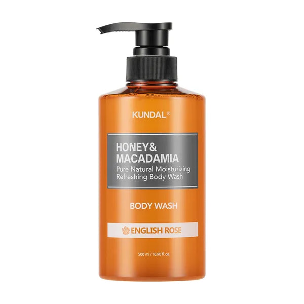Wholesale KUNDAL - Honey & Macadamia Pure Body Wash - 500ml - English Rose | Carsha