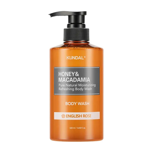 Wholesale KUNDAL - Honey & Macadamia Pure Body Wash - 500ml - English Rose | Carsha