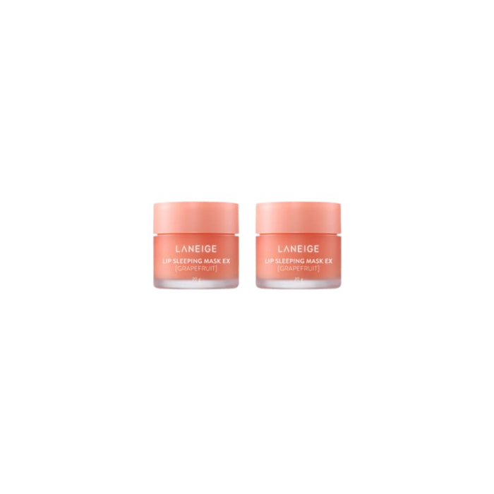Wholesale LANEIGE - Lip Sleeping Mask EX - 20g - Grapefruit 2ea Set | Carsha
