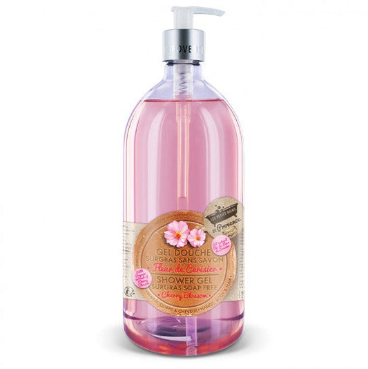 Wholesale Les Petits Bains de Provence Gel Doccia Fiore di Ciliegio 1 Litro | Carsha