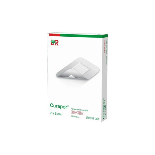 Lohmann Rauscher Cerotti adesivi Curapor 7x5cm Confezione da 10