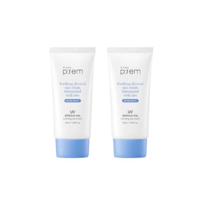 Wholesale make p:rem UV Defense Me. Calming Sun Cream 2ea Set | Carsha