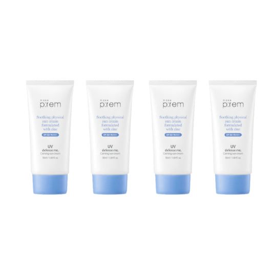 make p:rem UV Defense Me. Calming Sun Cream (4ea) Set