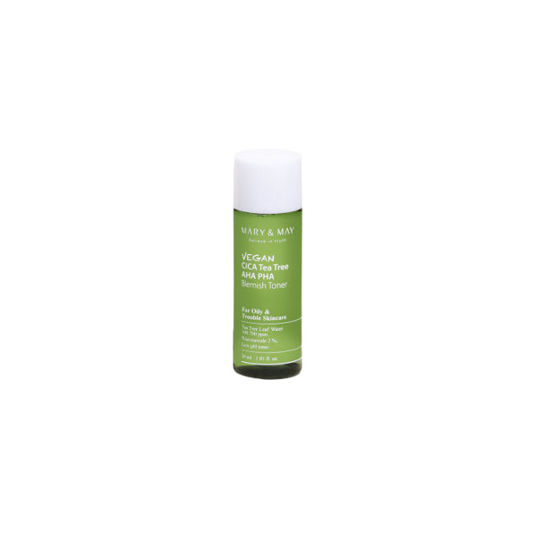 Wholesale Mary&May - CICA Tea Tree AHA PHA Blemish Toner - 30ml | Carsha