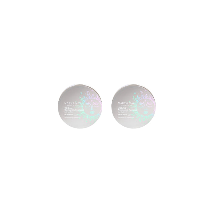 Mary&May - Vegan Niacinamide Panthenol Sun Cushion SPF50+ PA++++ - 25g (2ea) Set