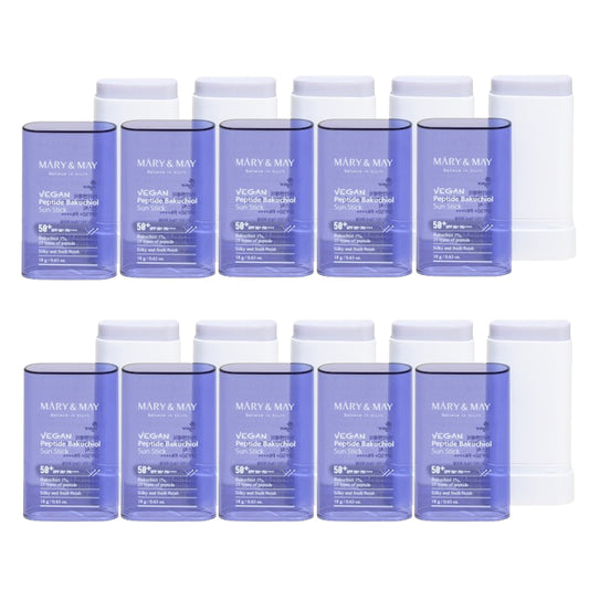 Wholesale Mary&May - Vegan Peptide Bakuchiol Sun Stick SPF50+ PA++++ - 18g 10ea Set | Carsha
